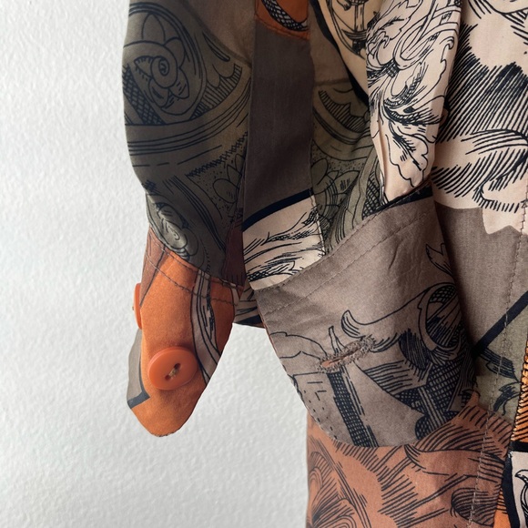 Silk Button Down Blouse - Dalmys - Picture 6 of 9